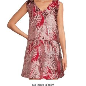 Buru Palm Brocade V Mod Top